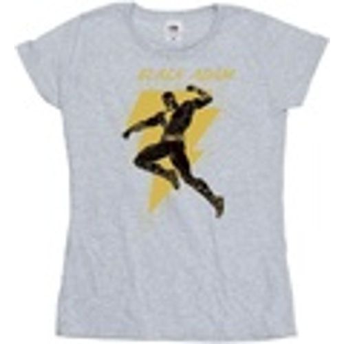 T-shirts a maniche lunghe Black Adam Golden Bolt Chest - Dc Comics - Modalova