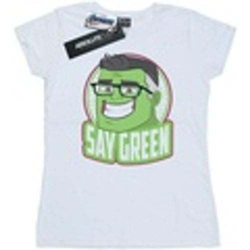 T-shirts a maniche lunghe Avengers Endgame Hulk Say Green - Marvel - Modalova