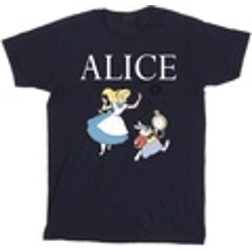 T-shirts a maniche lunghe Alice In Wonderland Follow The Rabbit - Disney - Modalova