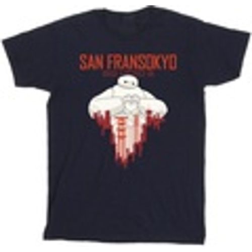 T-shirts a maniche lunghe Big Hero 6 Baymax San Fransokyo Heart - Disney - Modalova