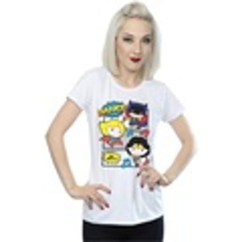 T-shirts a maniche lunghe Chibi Super Friends Dance - Dc Comics - Modalova