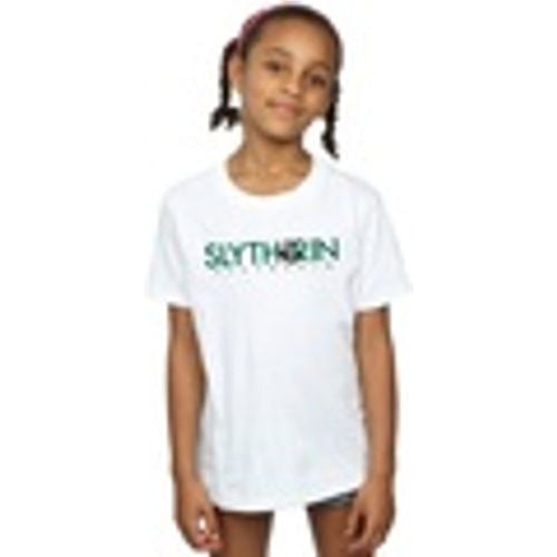T-shirts a maniche lunghe Slytherin Text - Harry Potter - Modalova