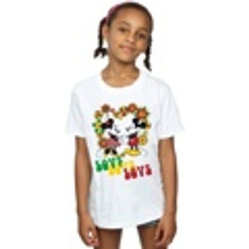 T-shirts a maniche lunghe Mickey And Minnie Mouse Hippie Love - Disney - Modalova