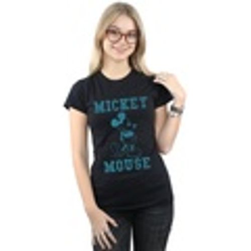 T-shirts a maniche lunghe Mickey Mouse Distressed Kick Mono - Disney - Modalova