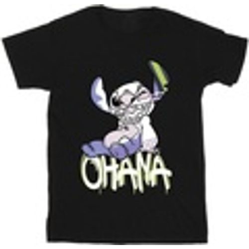 T-shirts a maniche lunghe Lilo And Stitch Ohana Graffiti - Disney - Modalova