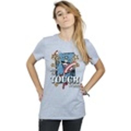 T-shirts a maniche lunghe Captain America Made Of Tough Stuff - Marvel - Modalova