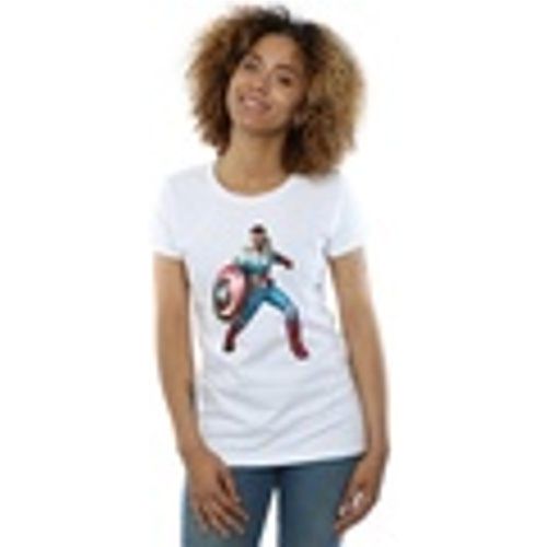 T-shirts a maniche lunghe Falcon Is Captain America - Marvel - Modalova