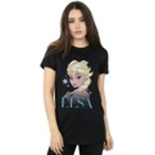 T-shirts a maniche lunghe Frozen Elsa Snowflake Portrait - Disney - Modalova