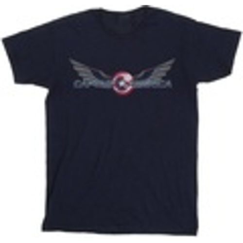 T-shirts a maniche lunghe Falcon And The Winter Soldier Captain America Logo - Marvel - Modalova