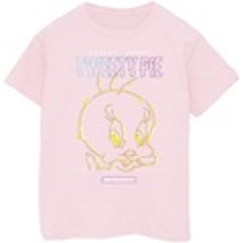 T-shirts a maniche lunghe Tweety Glitch - Dessins Animés - Modalova