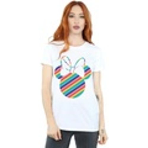 T-shirts a maniche lunghe Minnie Mouse Rainbow Face - Disney - Modalova