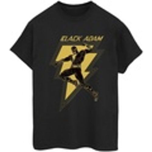 T-shirts a maniche lunghe Black Adam Golden Bolt Chest - Dc Comics - Modalova