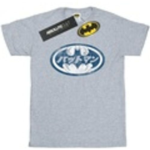T-shirts a maniche lunghe Batman Japanese Logo White - Dc Comics - Modalova