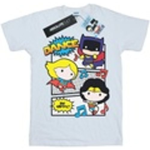 T-shirts a maniche lunghe Chibi Super Friends Dance - Dc Comics - Modalova