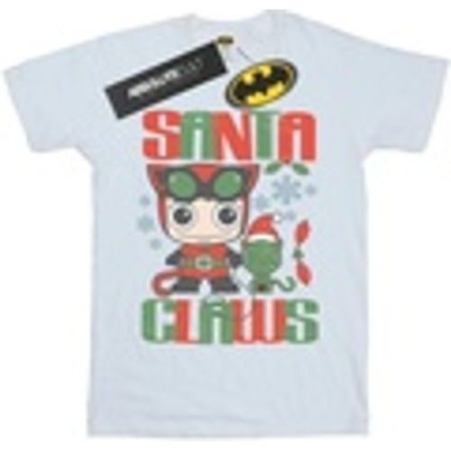 T-shirts a maniche lunghe Chibi Catwoman Santa Claws - Dc Comics - Modalova