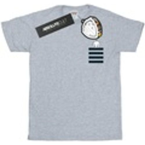 T-shirts a maniche lunghe Tweety Pie Striped Faux Pocket - Dessins Animés - Modalova