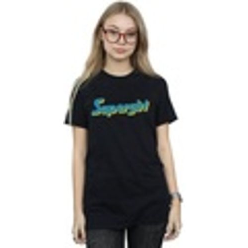 T-shirts a maniche lunghe Supergirl Crackle Logo - Dc Comics - Modalova