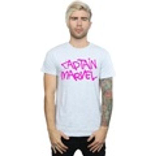 T-shirts a maniche lunghe Captain Spray Text - Marvel - Modalova