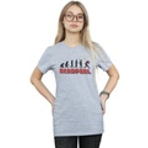 T-shirts a maniche lunghe Deadpool Evolution - Marvel - Modalova