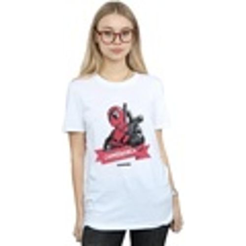 T-shirts a maniche lunghe Deadpool Chimichanga Finger - Marvel - Modalova