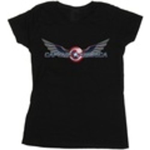 T-shirts a maniche lunghe Falcon And The Winter Soldier Captain America Logo - Marvel - Modalova