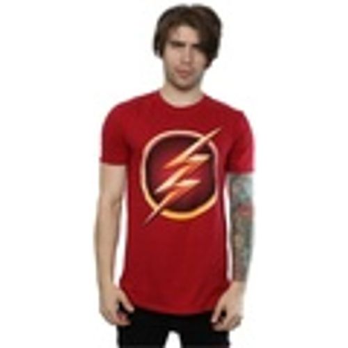T-shirts a maniche lunghe The Flash Emblem - Dc Comics - Modalova