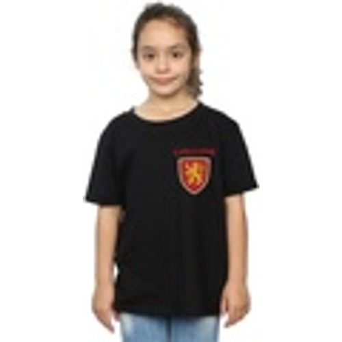 T-shirts a maniche lunghe Gryffindor Lion Faux Pocket - Harry Potter - Modalova
