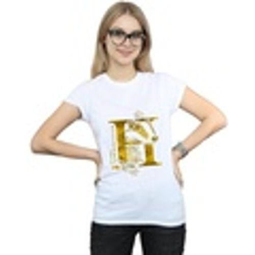 T-shirts a maniche lunghe Hufflepuff Badger - Harry Potter - Modalova
