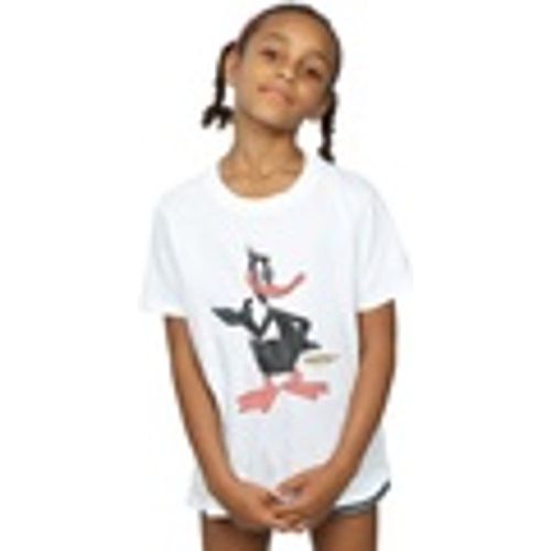 T-shirts a maniche lunghe Daffy Duck Distressed - Dessins Animés - Modalova