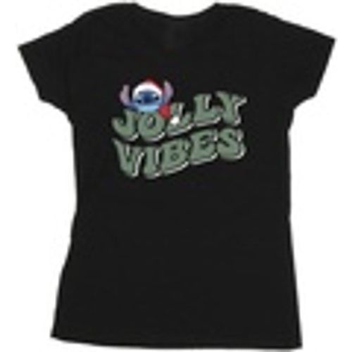 T-shirts a maniche lunghe Lilo Stitch Jolly Chilling Vibes - Disney - Modalova