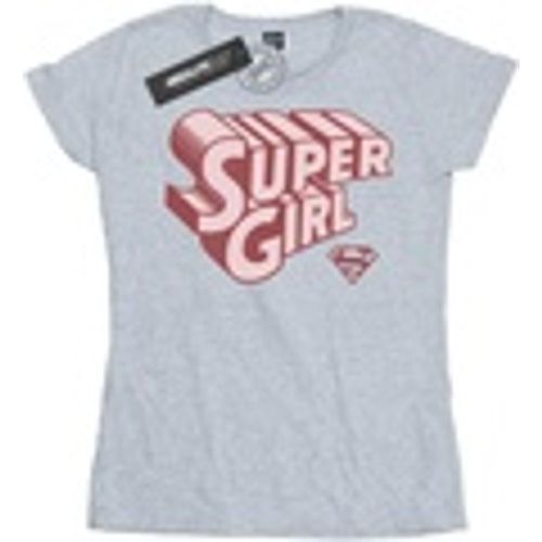 T-shirts a maniche lunghe Supergirl Retro Logo - Dc Comics - Modalova