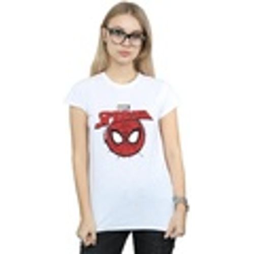 T-shirts a maniche lunghe Spider-Man Logo Head - Marvel - Modalova