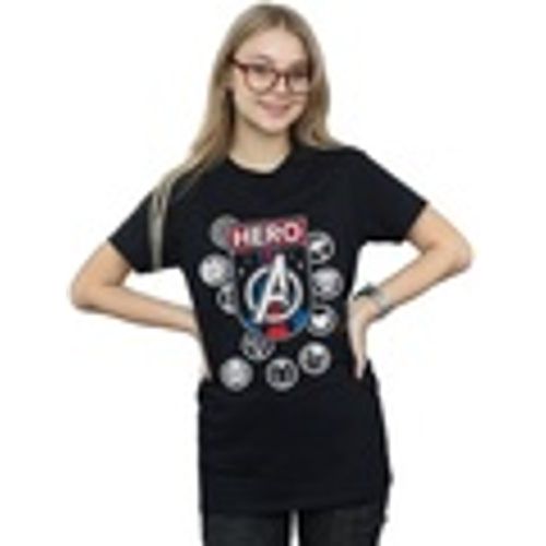 T-shirts a maniche lunghe Hero Badge - Marvel - Modalova