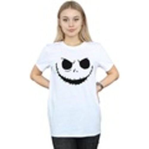 T-shirts a maniche lunghe Nightmare Before Christmas Jack's Face Bold - Disney - Modalova