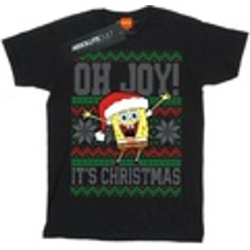 T-shirts a maniche lunghe Oh Joy! Christmas Fair Isle - Spongebob Squarepants - Modalova