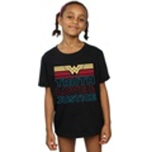 T-shirts a maniche lunghe Wonder Woman 84 Truth Love And Justice - Dc Comics - Modalova