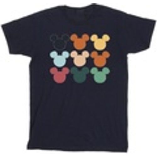 T-shirts a maniche lunghe Mickey Mouse Heads Square - Disney - Modalova
