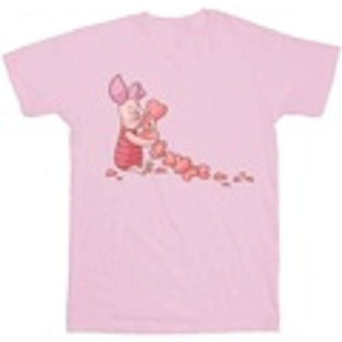 T-shirts a maniche lunghe Winnie The Pooh Piglet Chain Of Hearts - Disney - Modalova