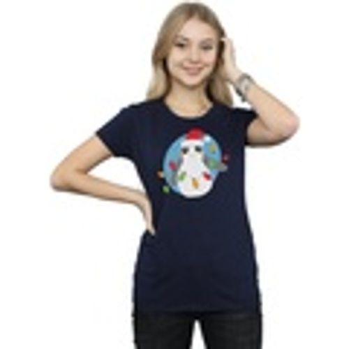 T-shirts a maniche lunghe The Last Jedi Porg Christmas Lights - Disney - Modalova