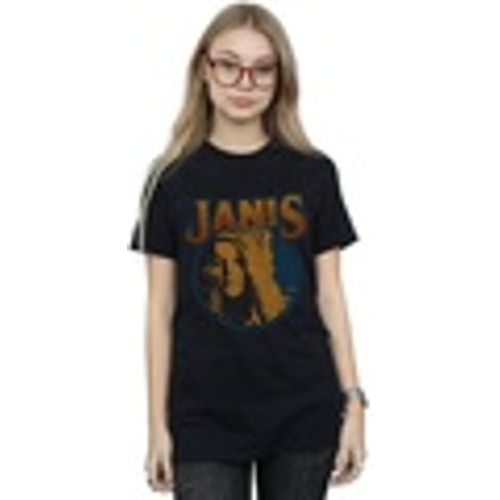 T-shirts a maniche lunghe Distressed Circle - Janis Joplin - Modalova
