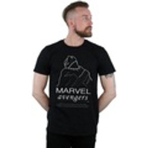 T-shirts a maniche lunghe Black Panther Single Line - Marvel - Modalova