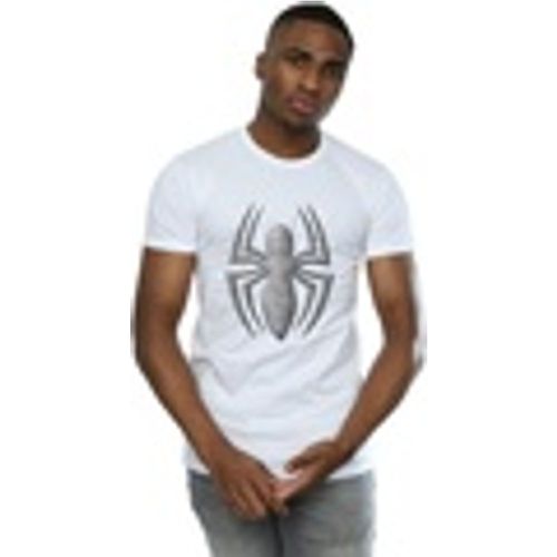 T-shirts a maniche lunghe Spider-Man Web Logo - Marvel - Modalova