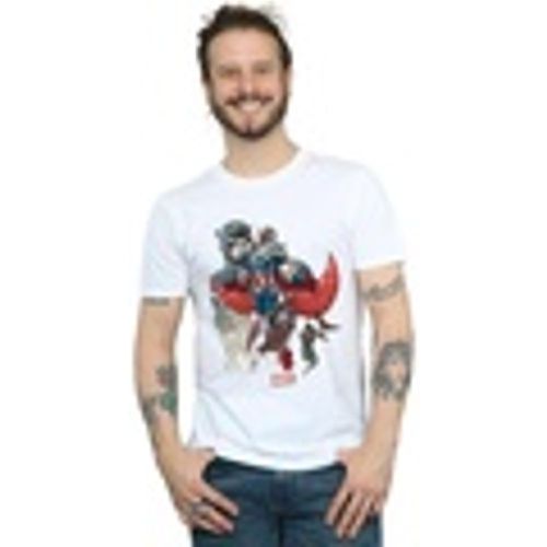 T-shirts a maniche lunghe Captain America Falcon Evolution - Marvel - Modalova