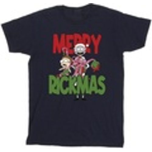T-shirts a maniche lunghe Merry Rickmas - Rick And Morty - Modalova