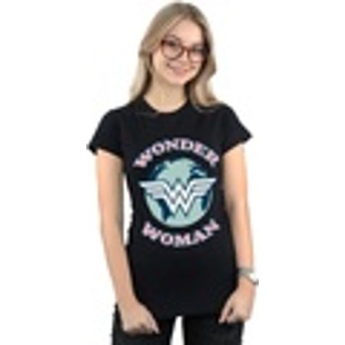 T-shirts a maniche lunghe Wonder Woman Planet Symbol - Dc Comics - Modalova