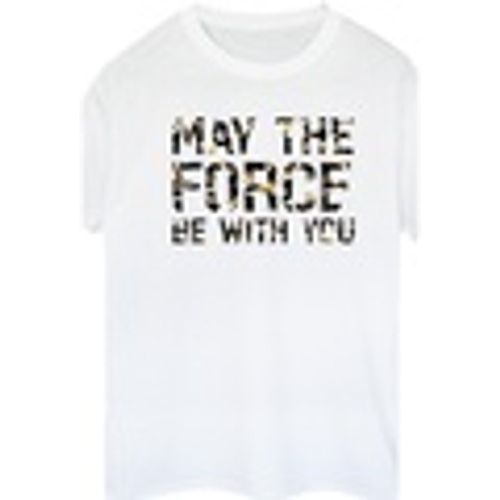 T-shirts a maniche lunghe May The Force Infill - Disney - Modalova