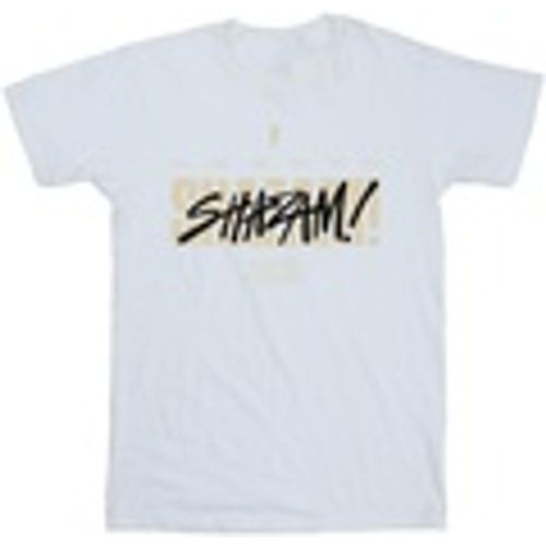 T-shirts a maniche lunghe Shazam Fury Of The Gods Vandalised Logo - Dc Comics - Modalova