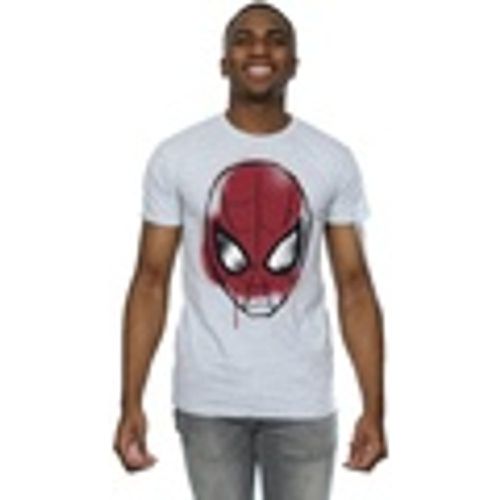 T-shirts a maniche lunghe Spider-Man Face Sketch - Marvel - Modalova