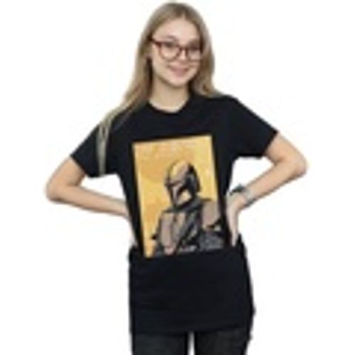 T-shirts a maniche lunghe The Mandalorian Art Poster - Disney - Modalova