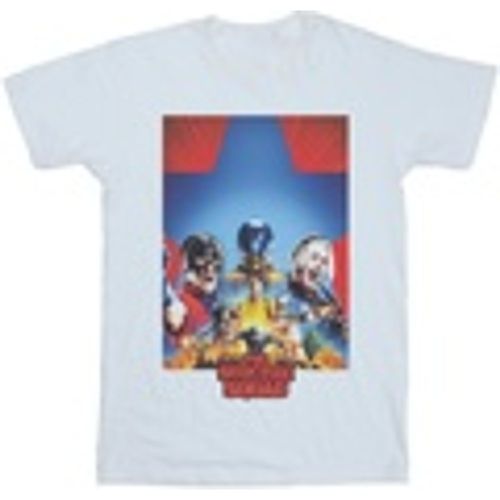 T-shirts a maniche lunghe The Suicide Squad Blue Star Poster - Dc Comics - Modalova
